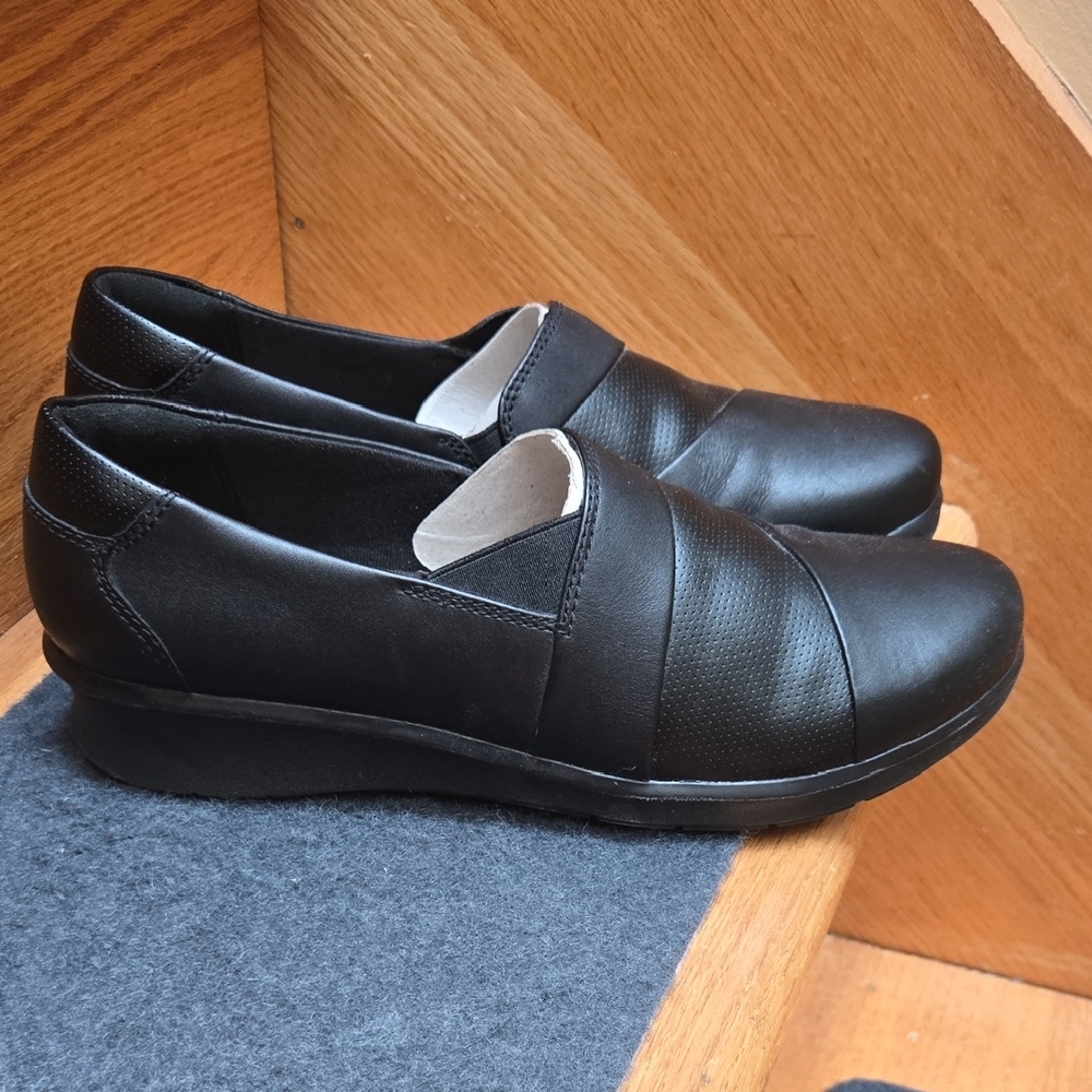 Clarks Women's Black Loafers
